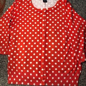 Ladies 3/4 sleeve cardigan